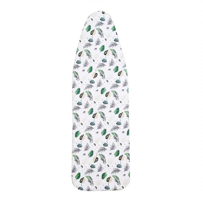 Floral Ironing Board Cover 1pc, Gray and White, Durable 400gsm Felt, Adjustable