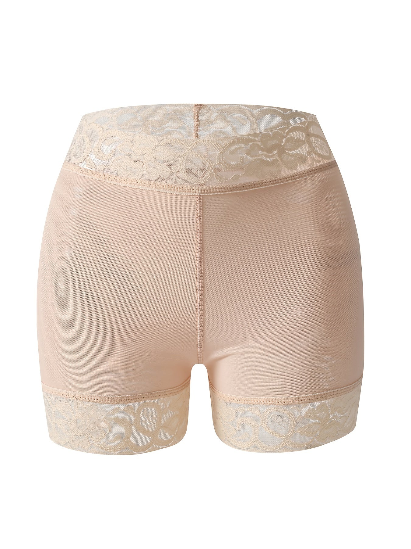 Женские боксеры с высокой талией, отделанные кружевом и с эффектом контроля живота и подъема ягодиц, идеально подходят для формирования фигуры.