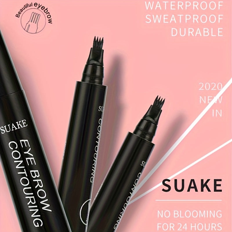 Women's Waterproof Eyebrow Pencil with 4 Micro-Sculpting Tips in 5 Colors