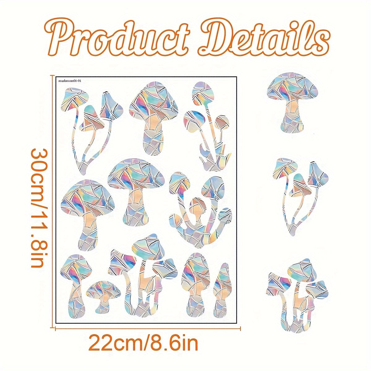 Colorful Rainbow Prism Butterfly Suncatcher Window Stickers Electrostatic Glass Decals