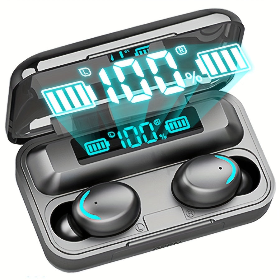 Wireless Earbuds Touch Control LED Display Charging Bin for Exercising