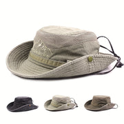 Men's Breathable Mesh Bucket Hat for Summer Hiking Fishing Beach Sun Protection
