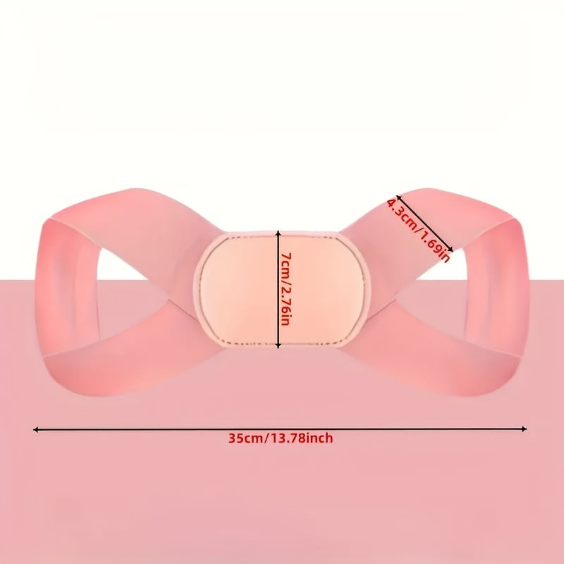 Breathable Polyester Posture Corrector for Back Support in Black Pink Beige