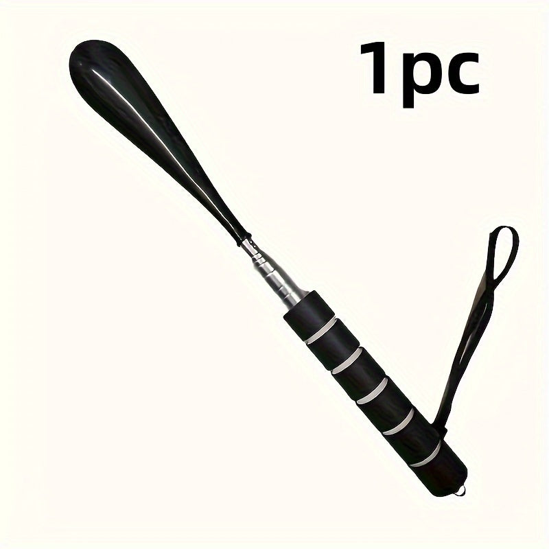 Adjustable Long Handle Shoehorn for Seniors Stainless Steel Telescopic