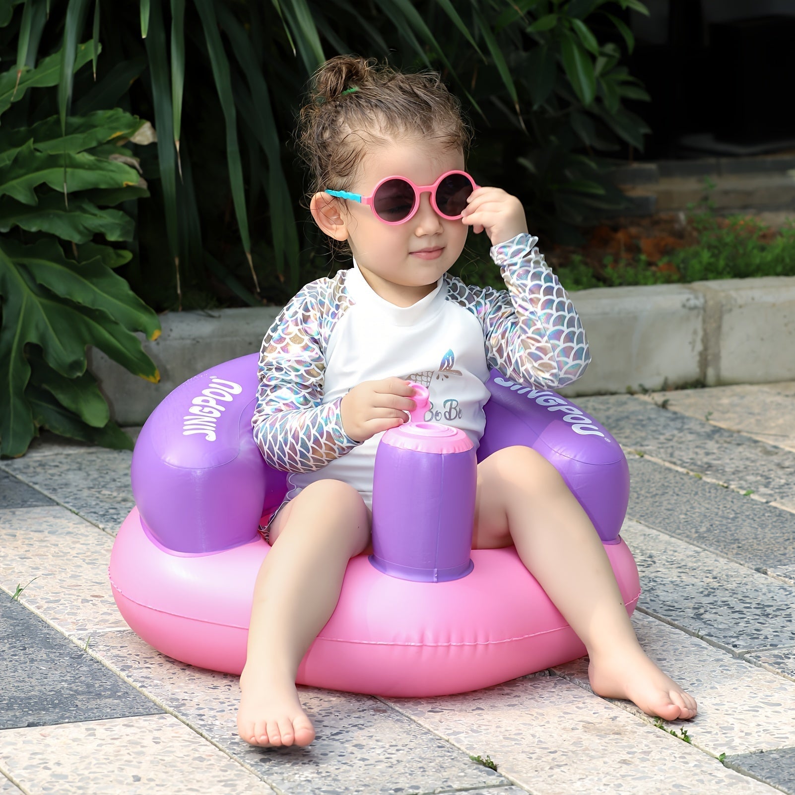 Inflatable Pool Seat for Kids with Comfortable Design