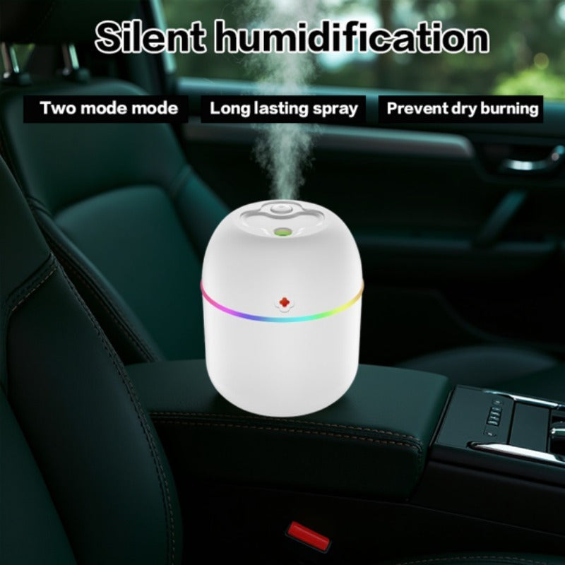 Портативный увлажнитель воздуха с ночником для автомобиля, спальни, офиса 7,44 унций