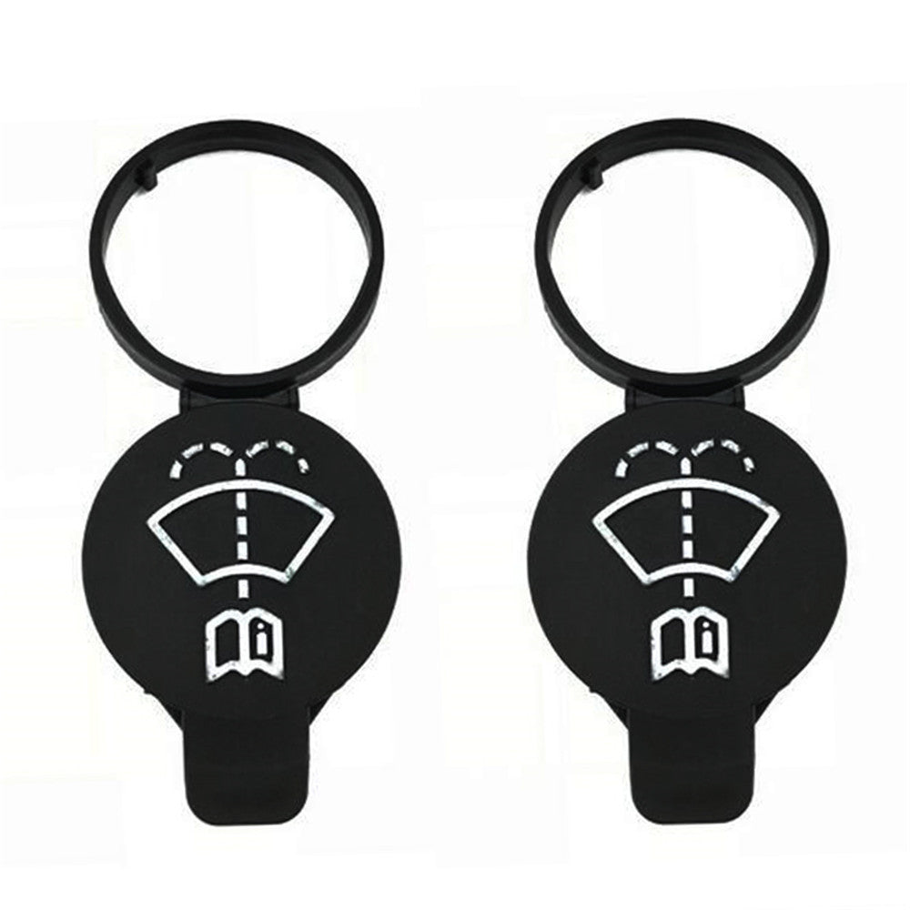 Black ABS Windshield Washer Fluid Tank Cap for Cars with Level Indicator