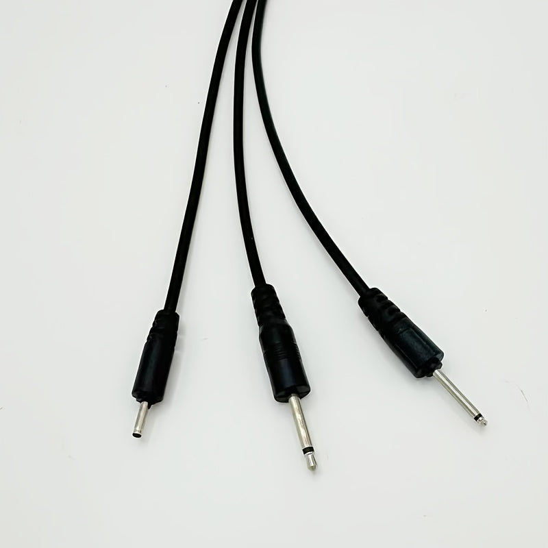 USB 3-in-1 Charging Cable for Vibrating Massage Stick with DC Connectors