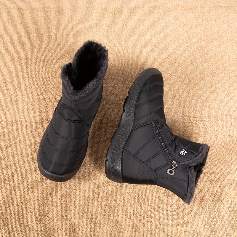 Women's Winter Ankle Boots Thermal Insulated Slip-Resistant Rubber Sole
