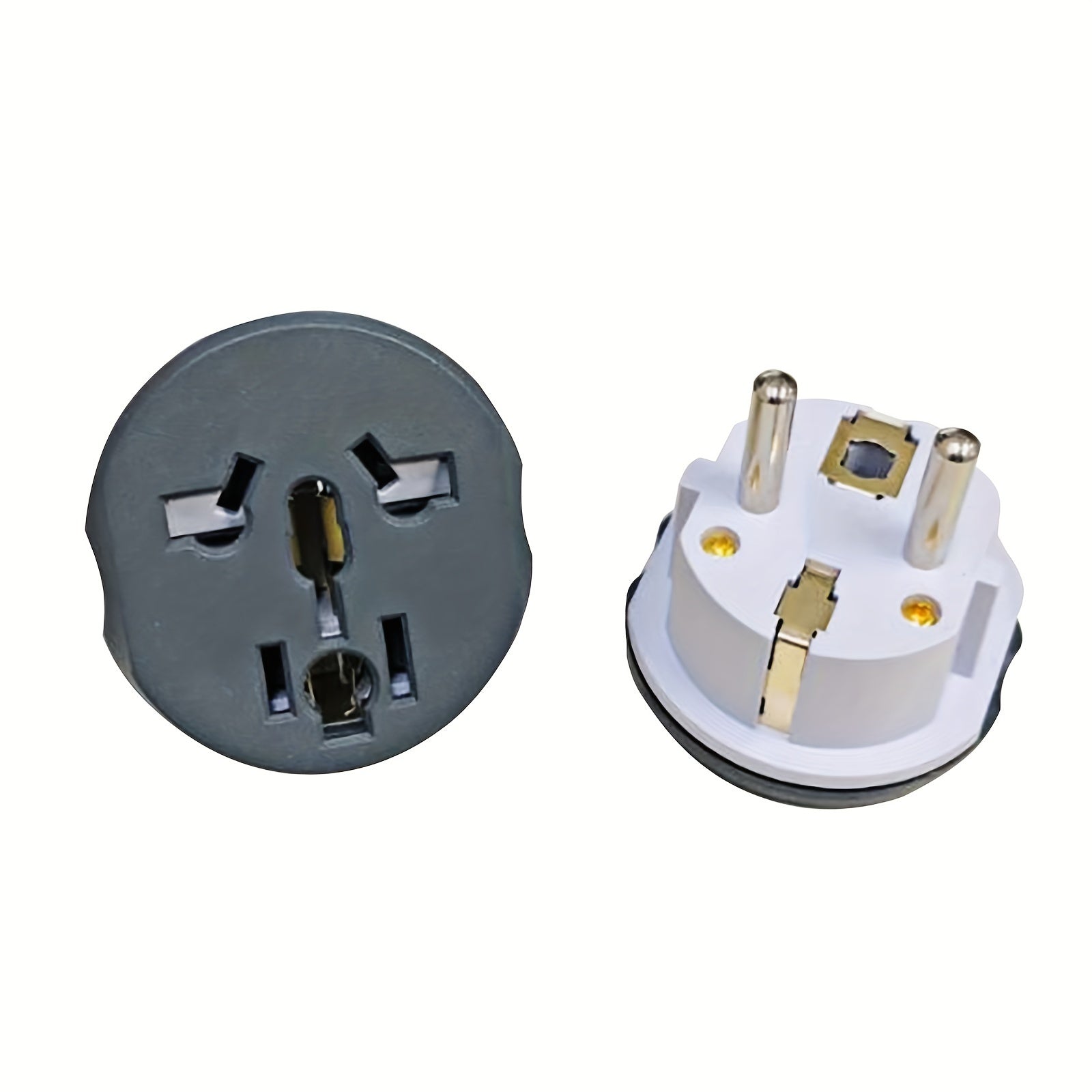 Adaptador de enchufe de viaje para Alemania para tomas eléctricas EU 16A, enchufe europeo de 4.8mm para EE. UU., China, Australia, Corea