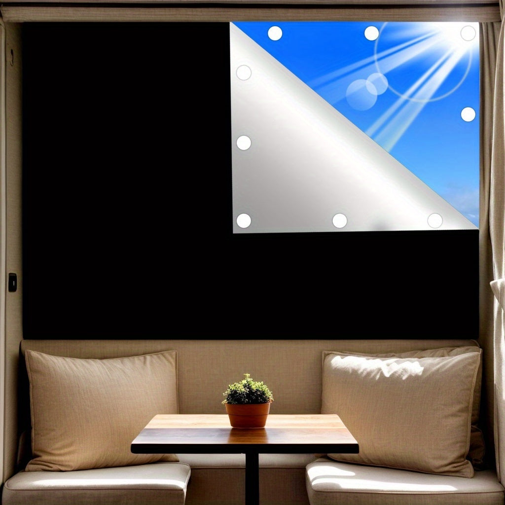 Blackout Curtains for Bedroom and Travel Portable No Drill Sun Protection