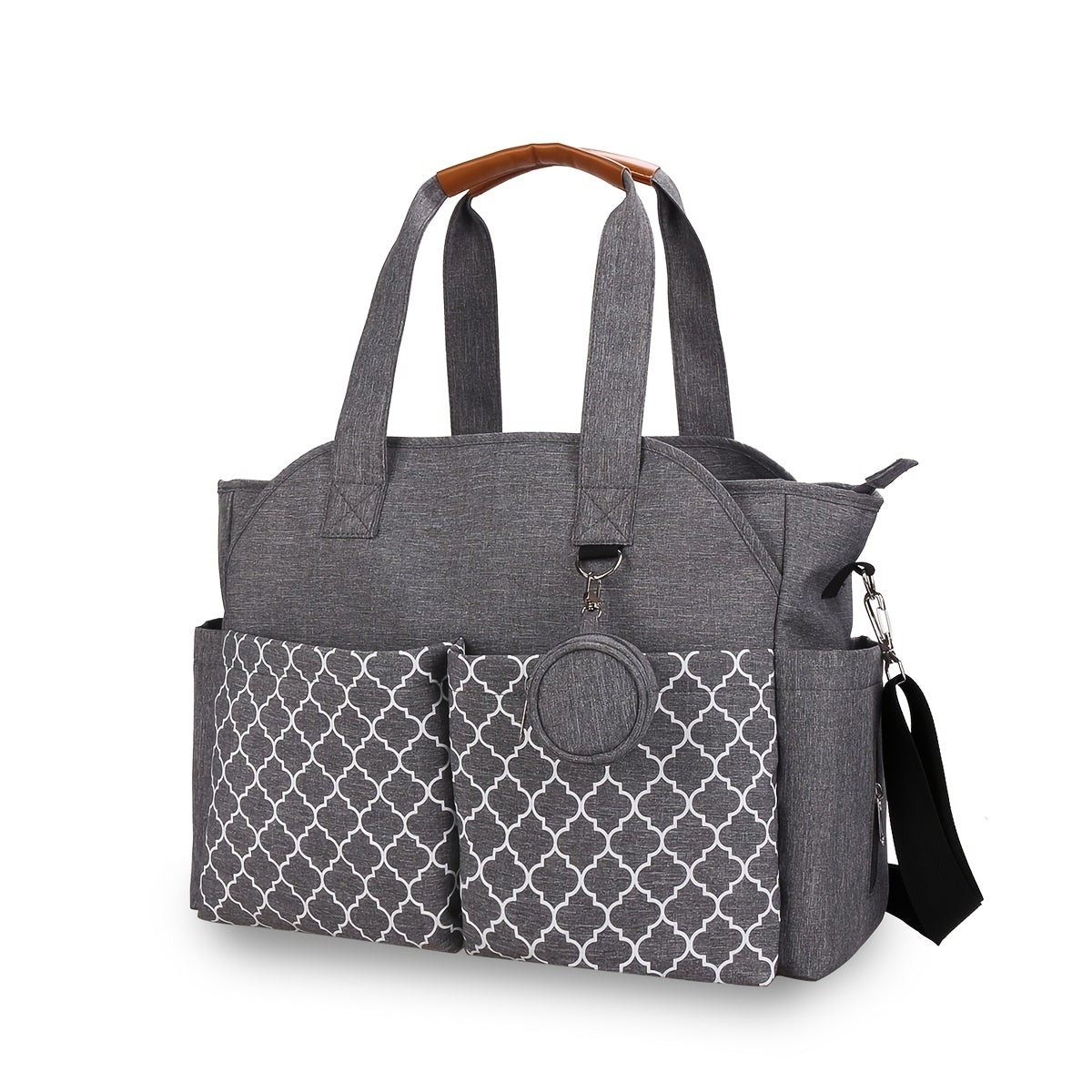 Diaper Bag Tote Purse Satchel for Moms and Girls Large Canvas Organizer