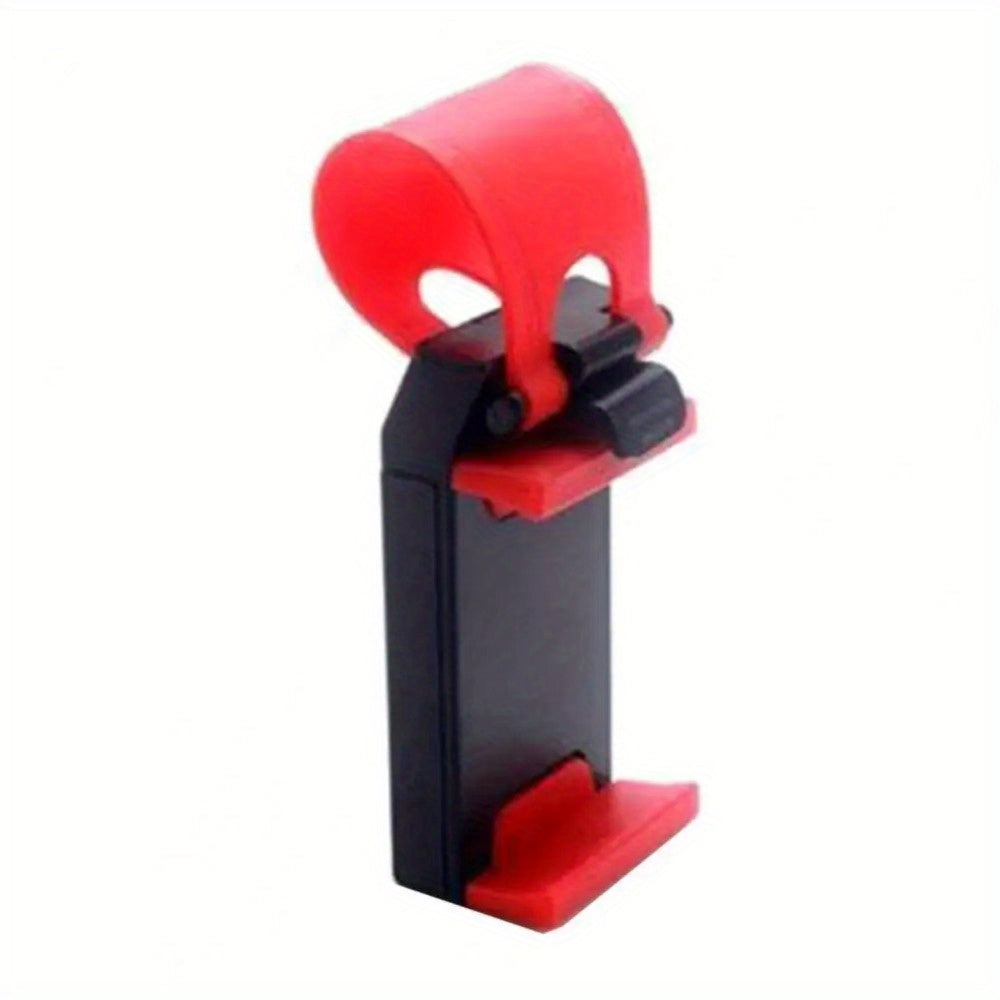 Car Steering Wheel Phone Holder Durable ABS Mount for Navigation and Calls