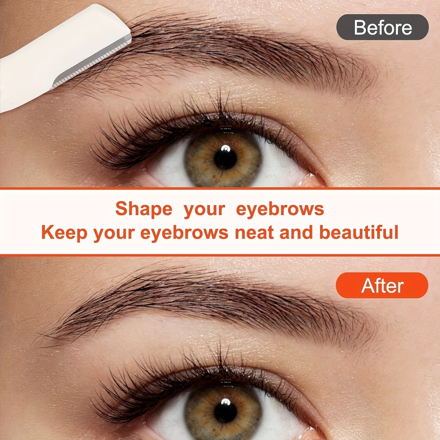 Набор бритв для бровей для женщин и мужчин, 3 шт., многофункциональный триммер для лица