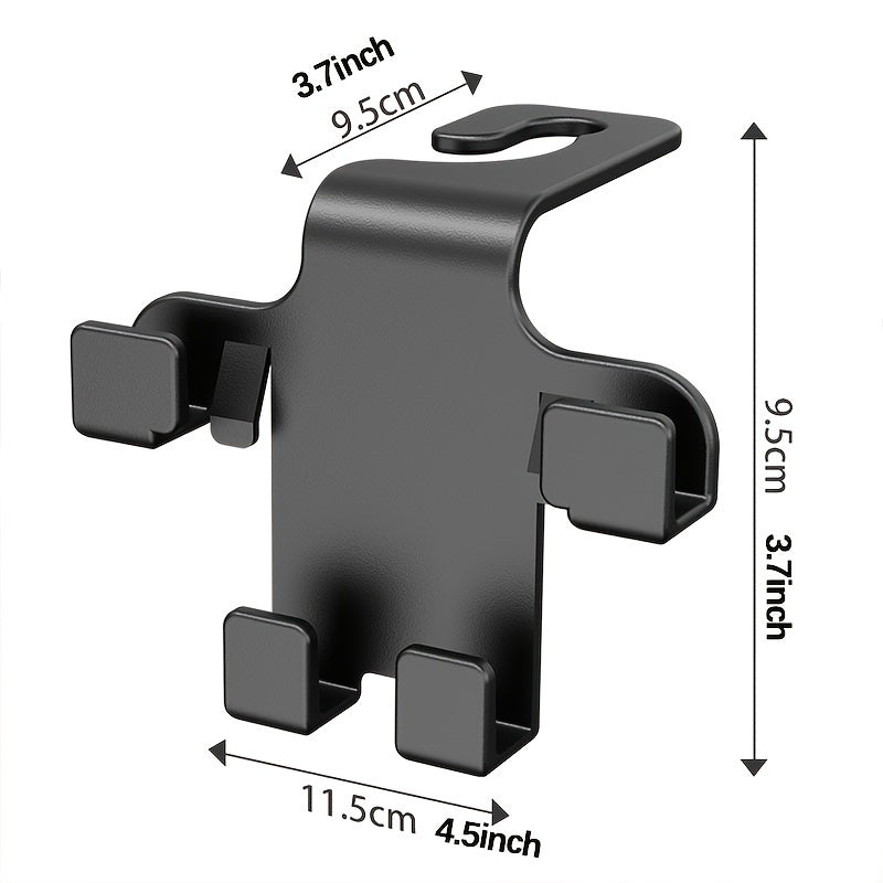 Multi-Functional Car Seat Back Hook ABS Headrest Hanger for Bags Coats