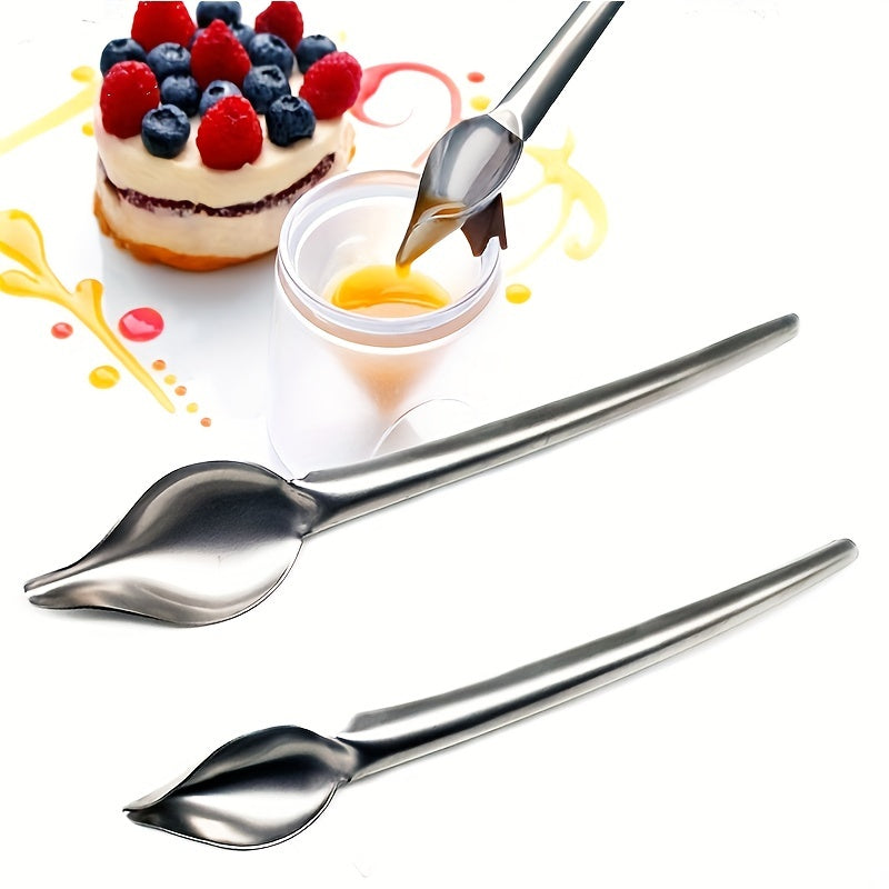 Stainless Steel Chocolate Piping Spoon for Pastries and Treats 1-Piece