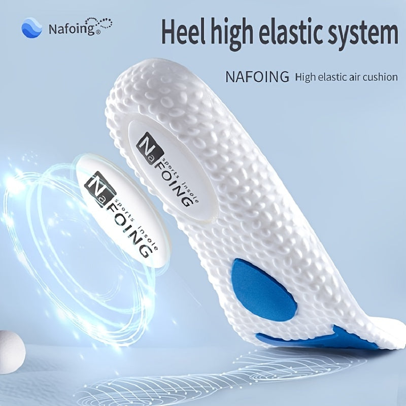 Men's Foam Cushioned Shock Absorption Shoe Insoles PC Material Pair