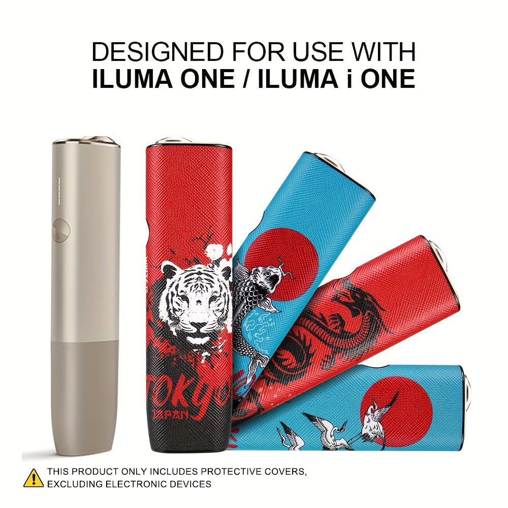 Protective IQOS ILUMA ONE Case Shock-Absorbent Plastic PU Leather Fall Protection