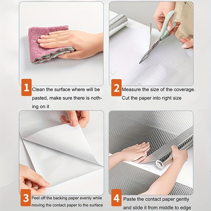 Self-Adhesive Kitchen Backsplash Stickers Waterproof PVC Peel and Stick Wall Covering