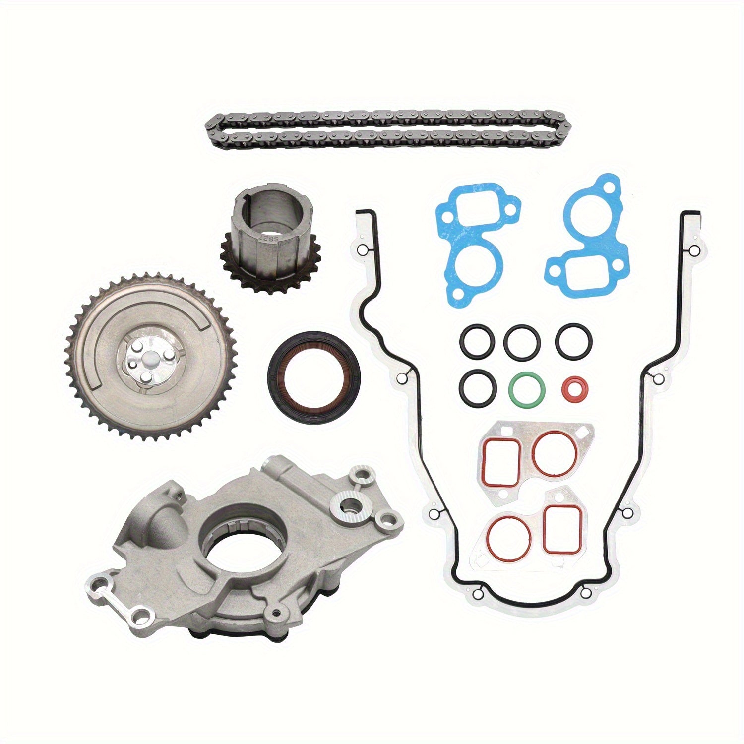 Complete Timing Chain Kit for GM 4.8L 5.3L 6.0L LS Engines with Gaskets