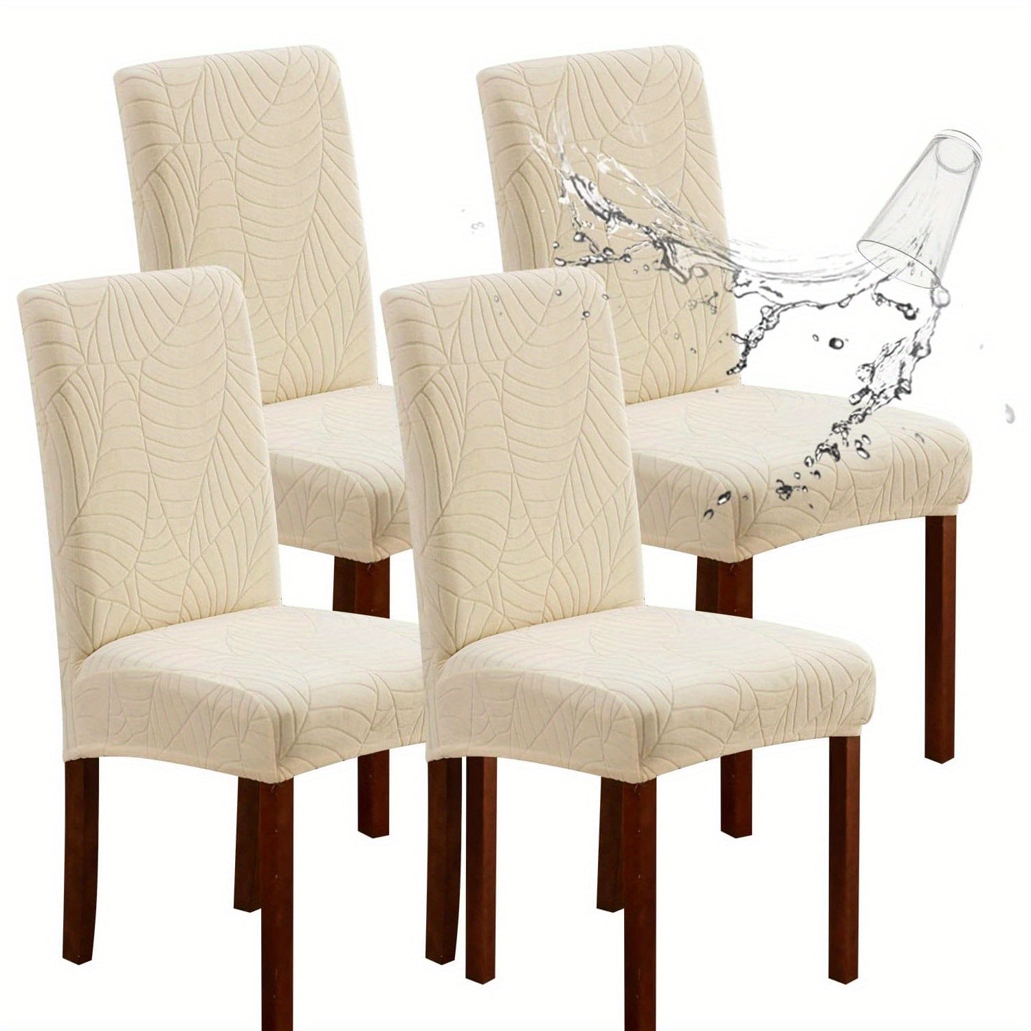 Съемные чехлы для стульев доступны в наборах по 2, 4 или 6 штук. Удобные для домашних животных и съемные, эти интегрированные чехлы для стульев идеально подходят для использования на кухнях, в отелях и ресторанах.