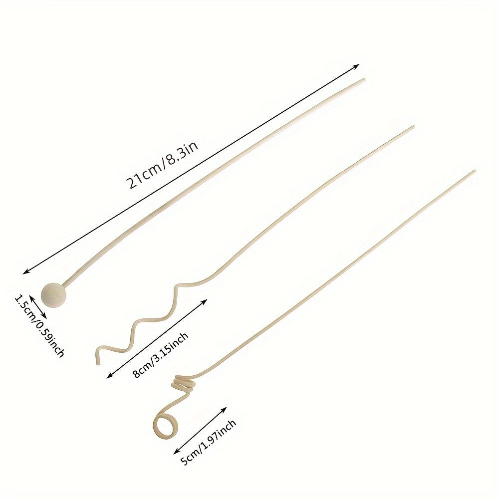 Conjunto de varitas de aromaterapia en varias cantidades para la relajación y el bienestar