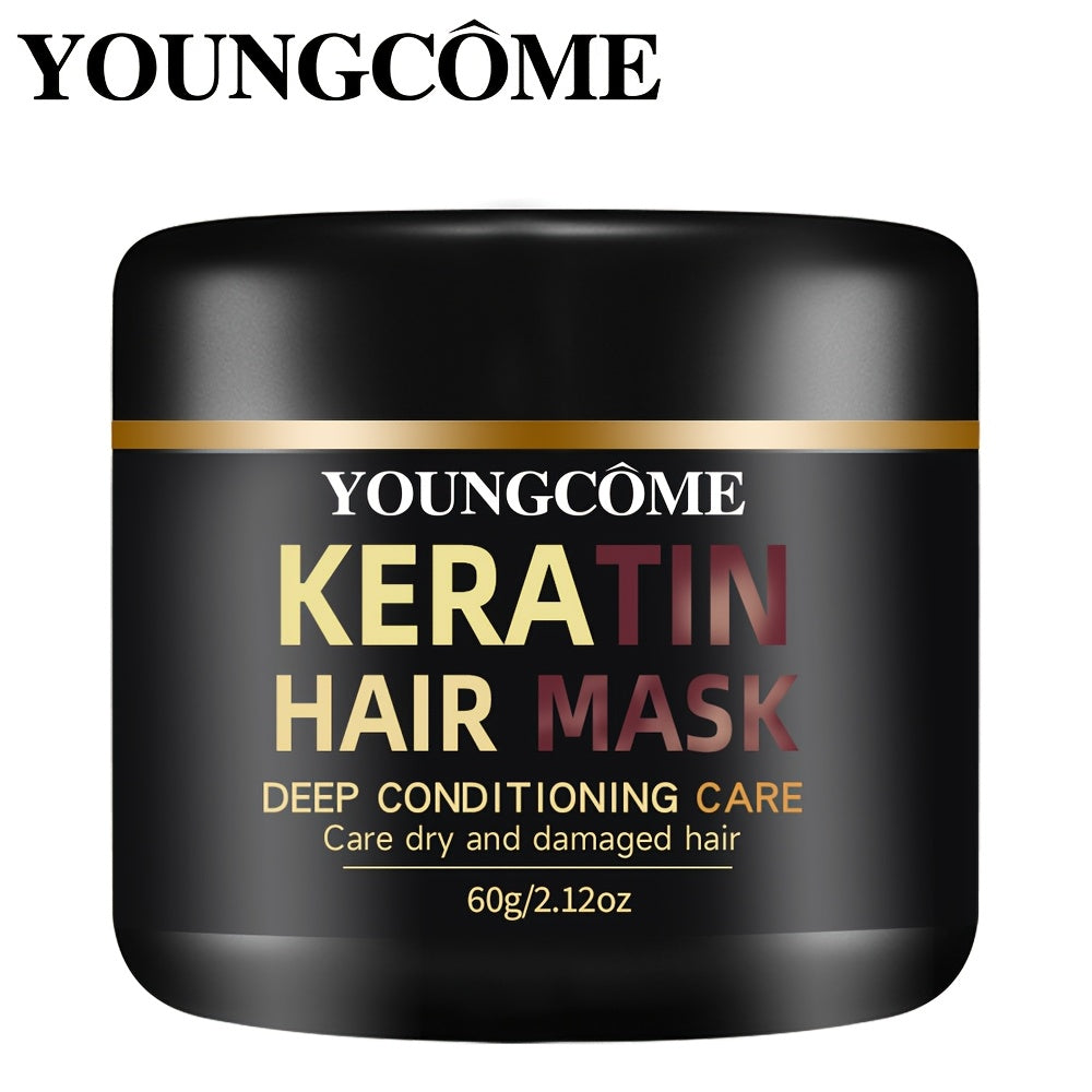 Unisex Hair Mask with Keratin for All Hair Types Moisturizing Cream