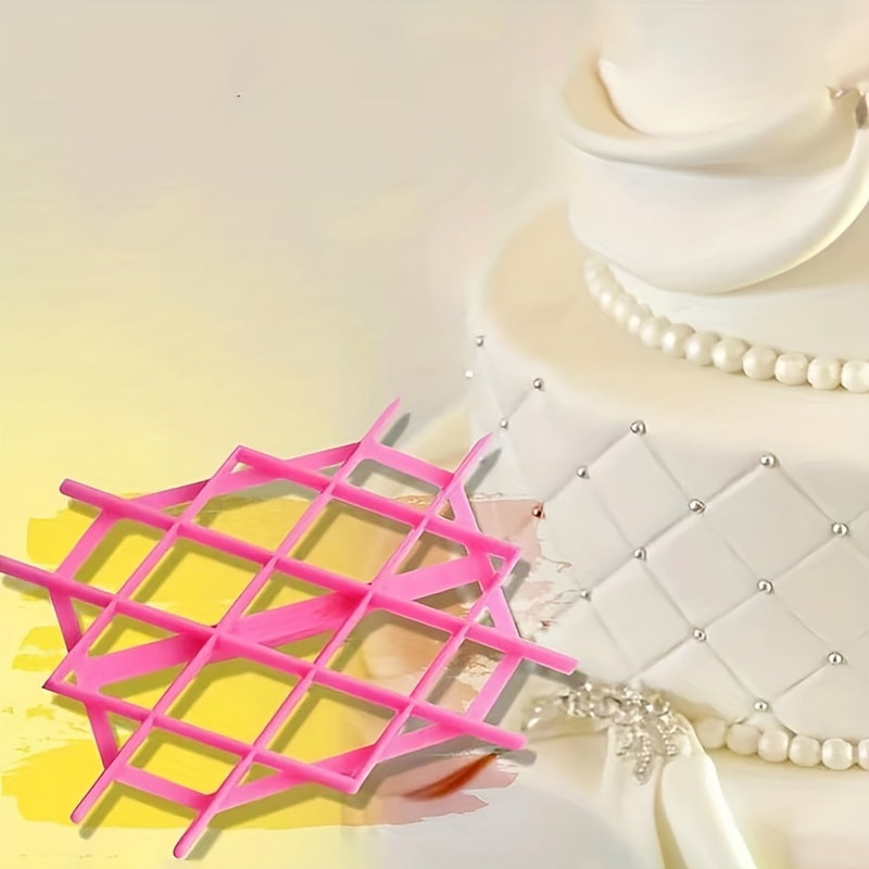 Diamond-Shaped Cake Fondant Embossing Mold for Cupcakes and Wedding Cakes