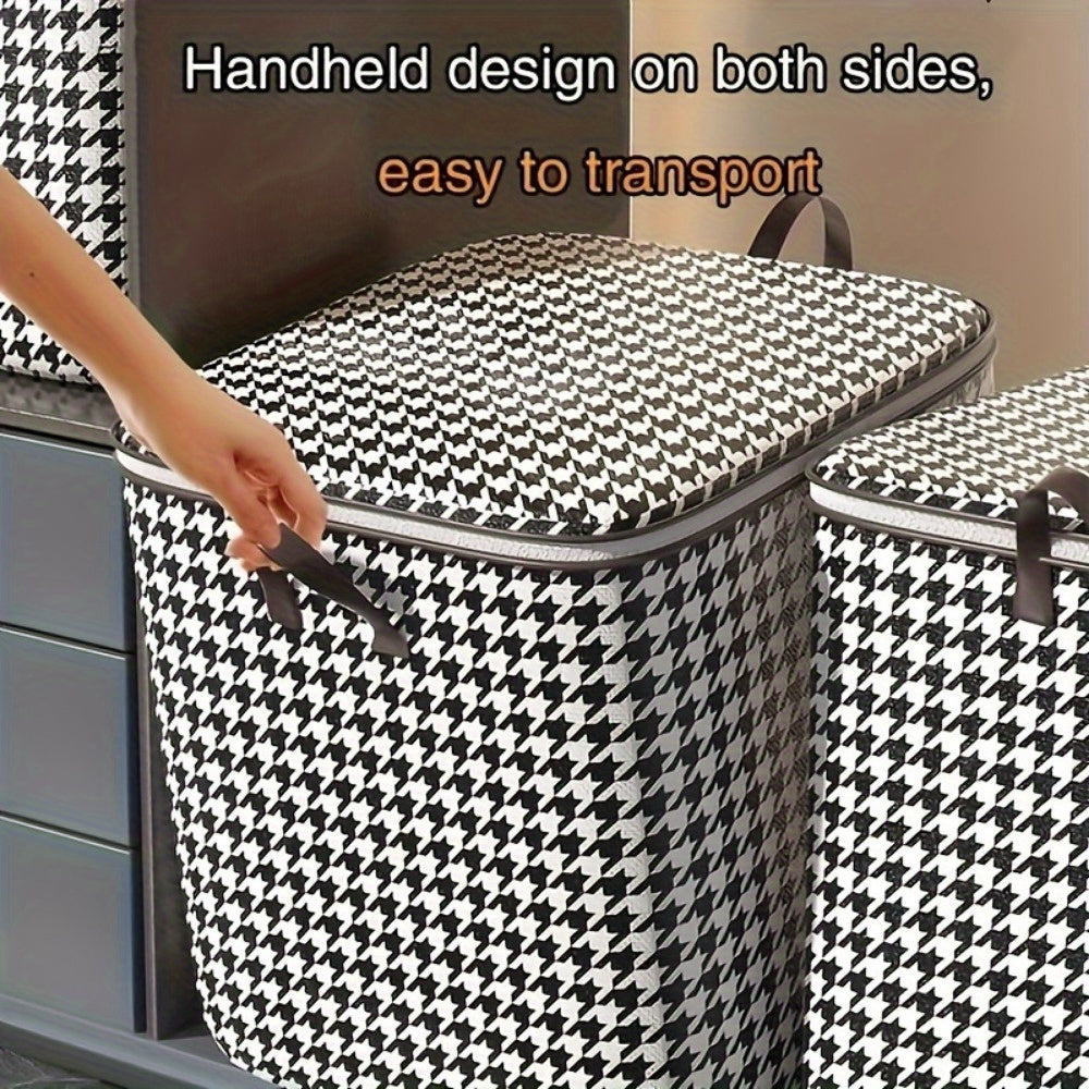 2-Pack Large Capacity Foldable Fabric Storage Boxes for Bedrooms and Closets
