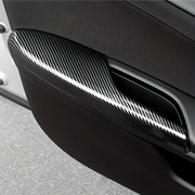 4-Piece Carbon Fiber Door Armrest Protector Cover Trim for Honda Civic 2016-2021