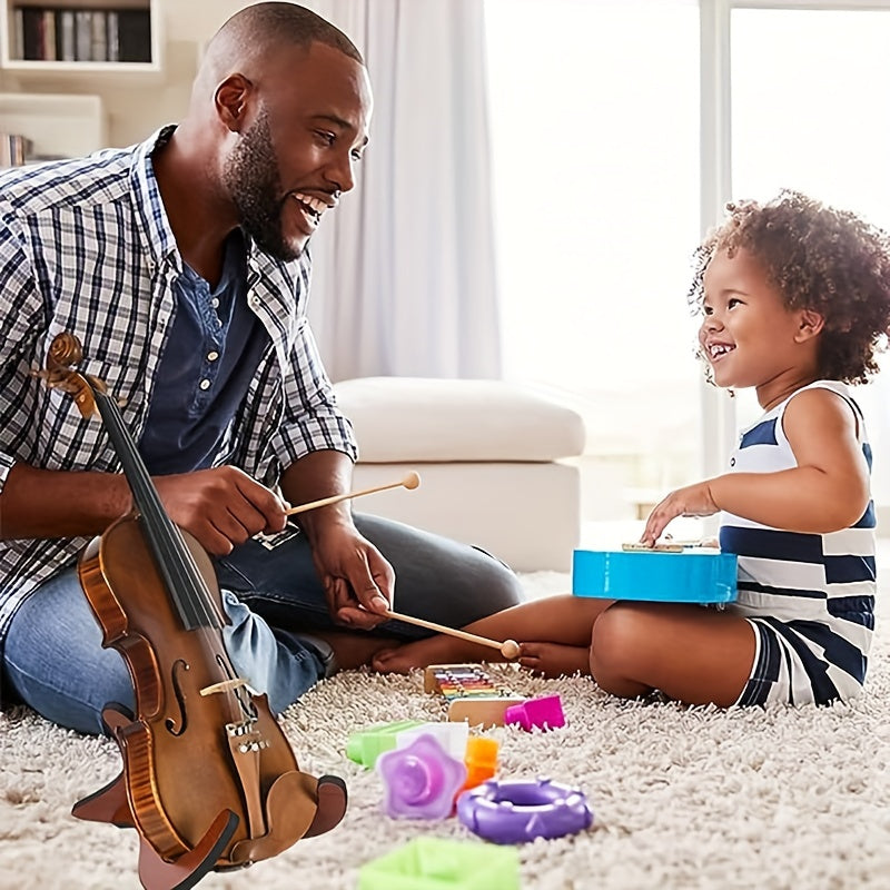 Wooden Guitar Stand with Soft Rubber Cover for Acoustic Electric Classical Instruments