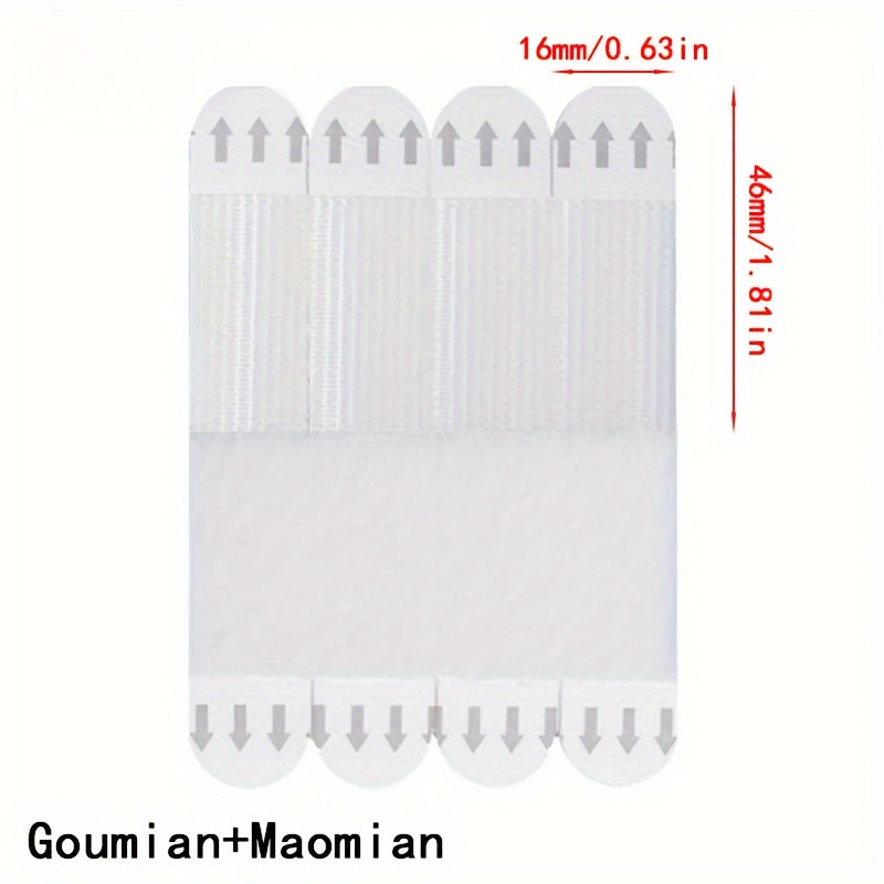 12 Pairs No-Drill Picture Hanging Strips Double-Sided Removable Wall Hooks Damage-Free