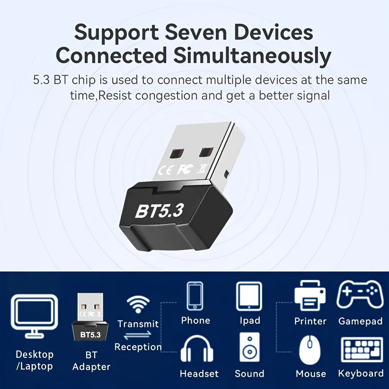 Wireless USB Network Adapter for Multiple Devices Plug and Play