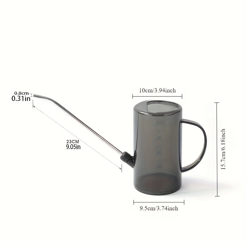 Plastic Watering Can 1L with Long Nozzle for Indoor and Outdoor Plants