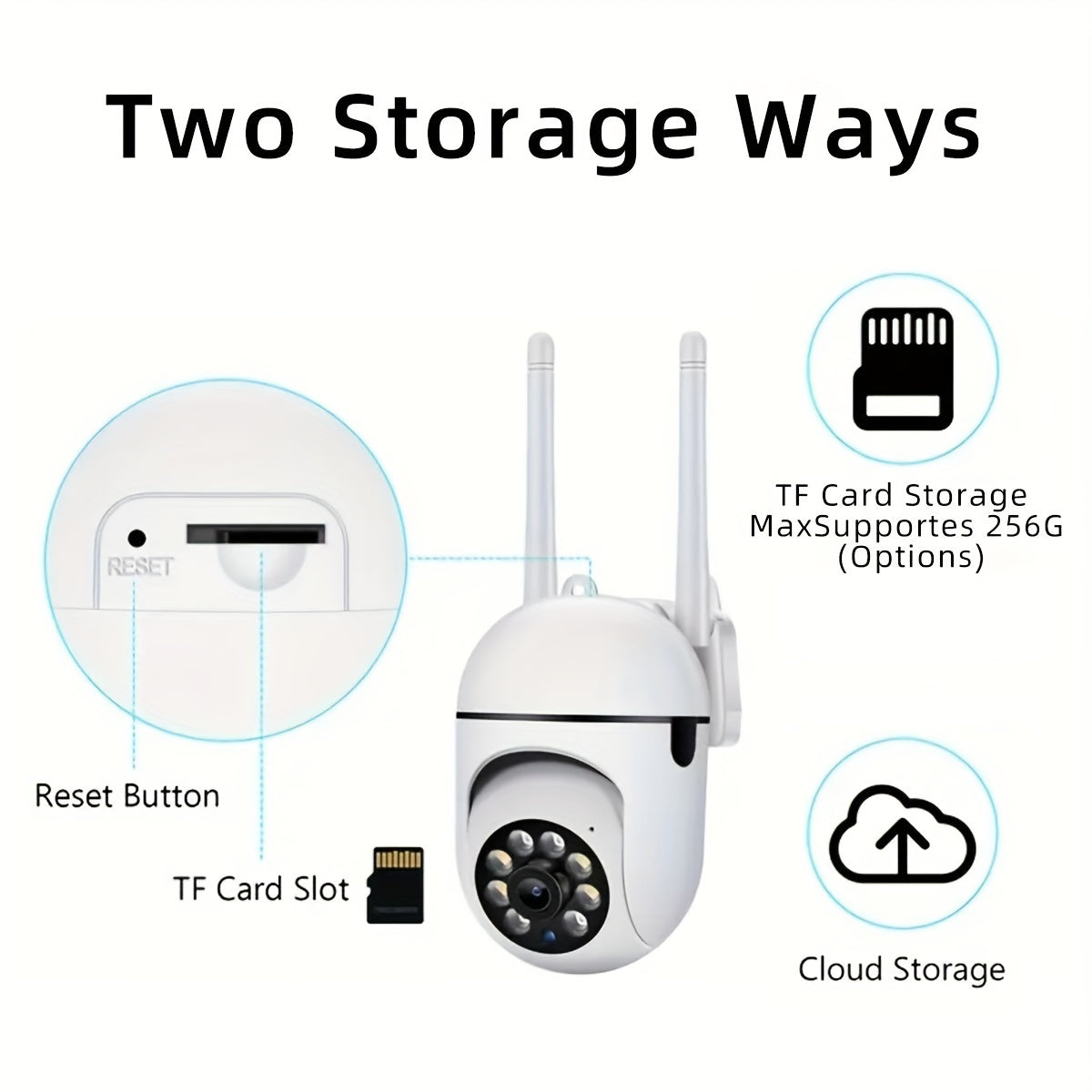 1080P WiFi Security Camera with Auto Tracking Color Night Vision Two-Way Audio Humanoid Tracking Indoor Surveillance