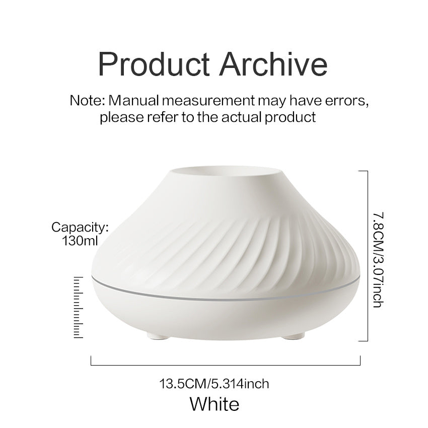 Portable Volcanic Aroma Diffuser with Essential Oil Lamp and Night Light