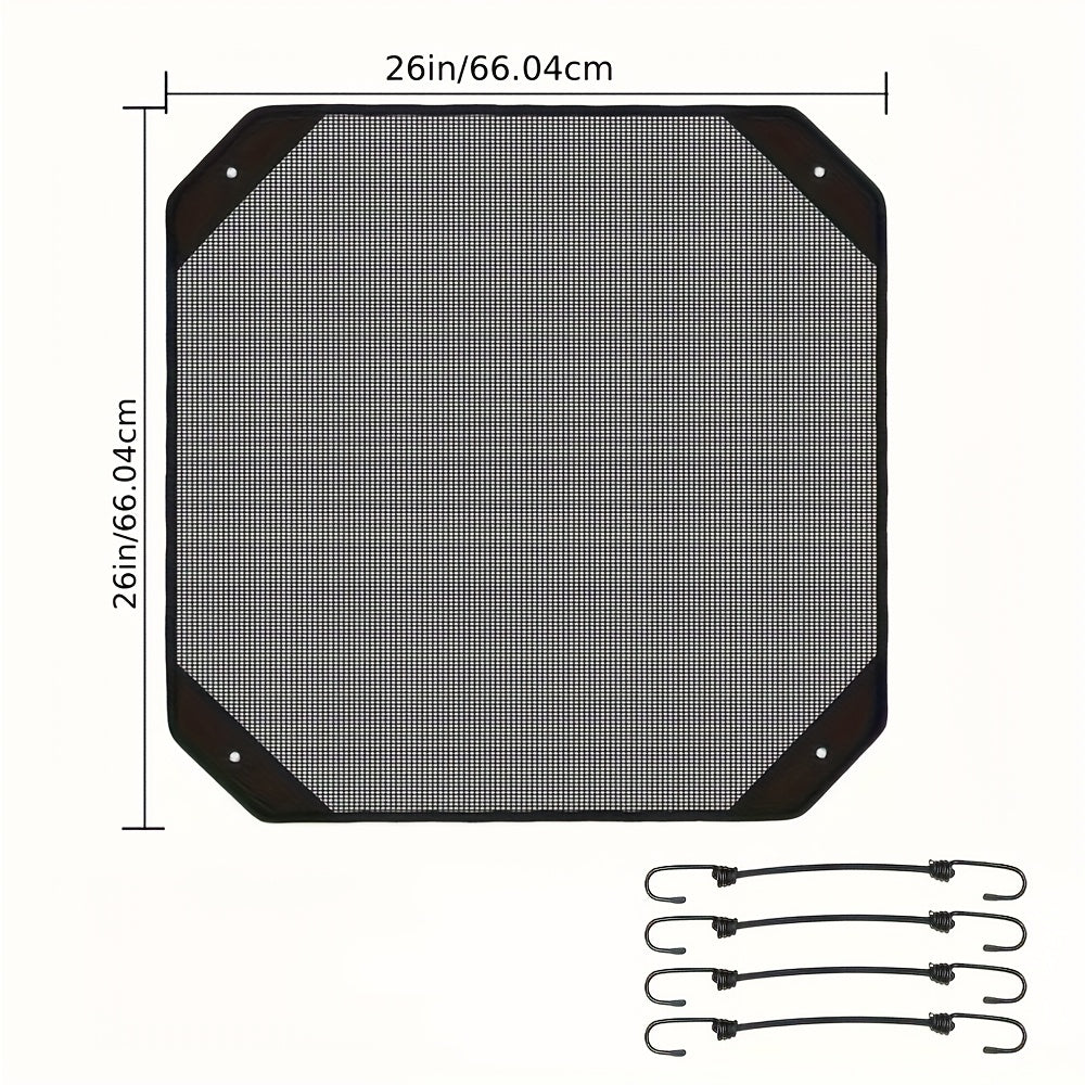Universal Outdoor AC Unit Mesh Cover for Debris Protection, Durable and Easy to Secure