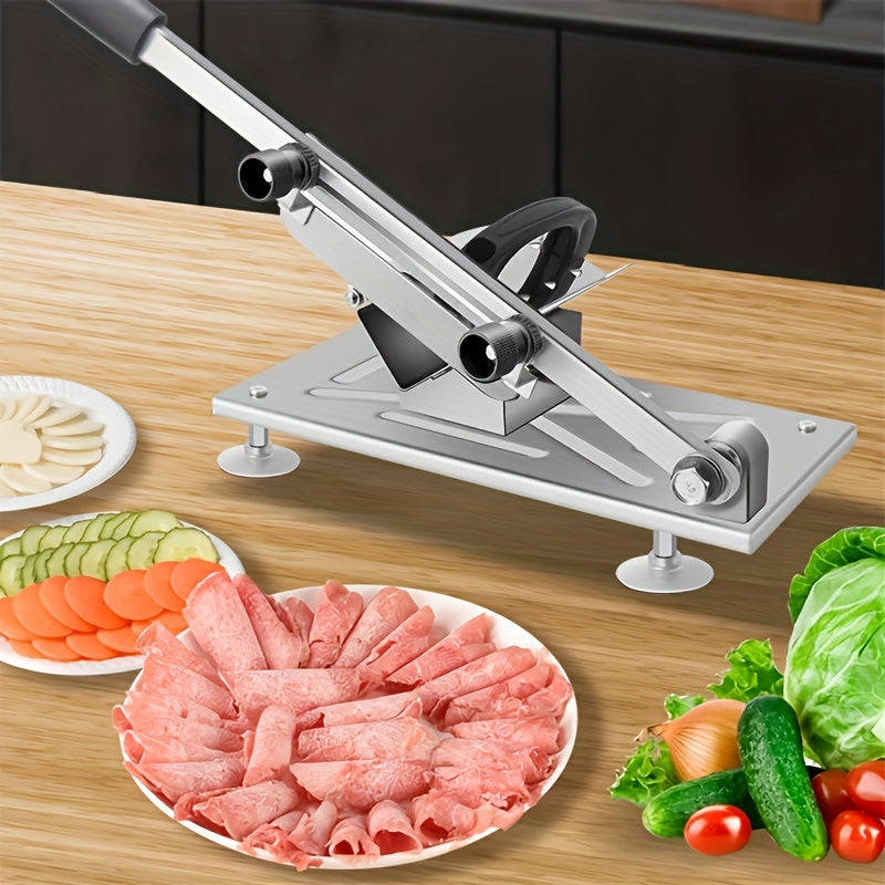 Adjustable Kitchen Slicer for Meat Fruits Vegetables with Accessories