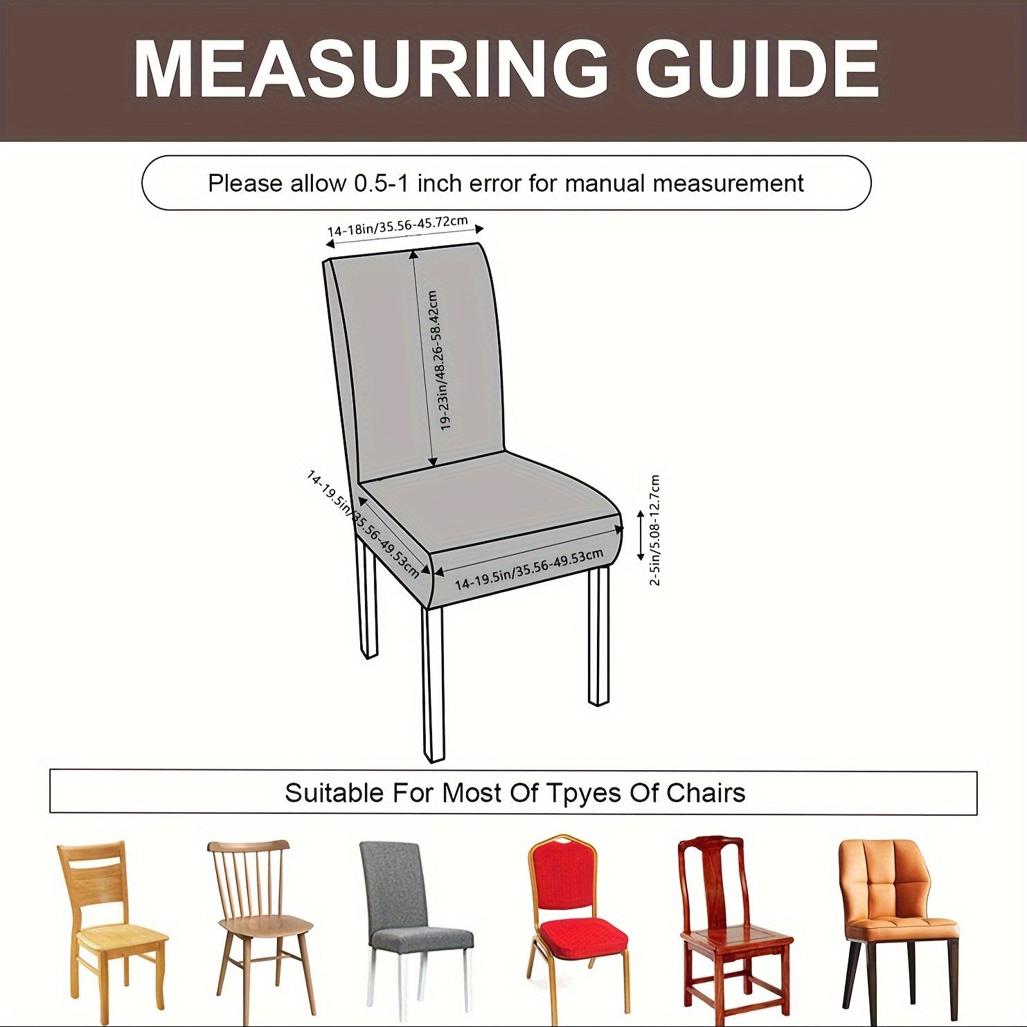 Waterproof Corn Grain Jacquard Chair Cover for Home and Restaurant Use