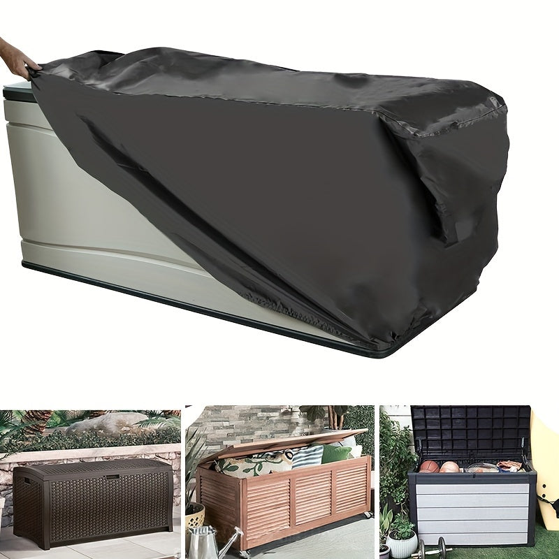 Durable UV-Resistant Outdoor Deck Box Cover Waterproof Garden Storage Furniture Protector