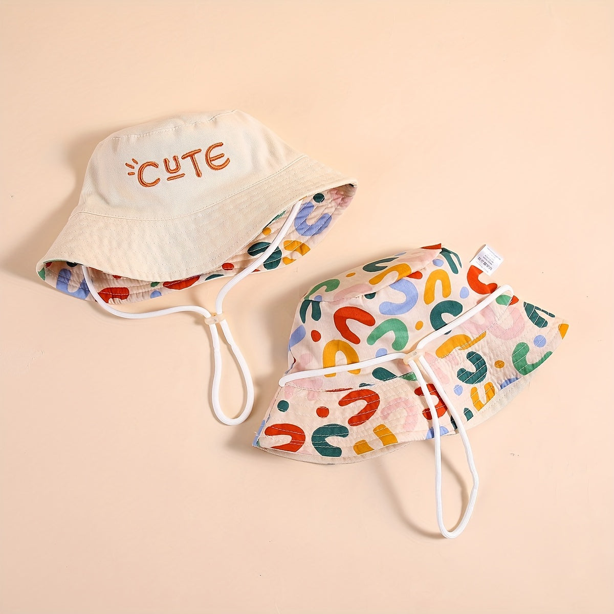 Kids Fisherman Hat with Wide Brim Sun Protection Cotton for Boys and Girls