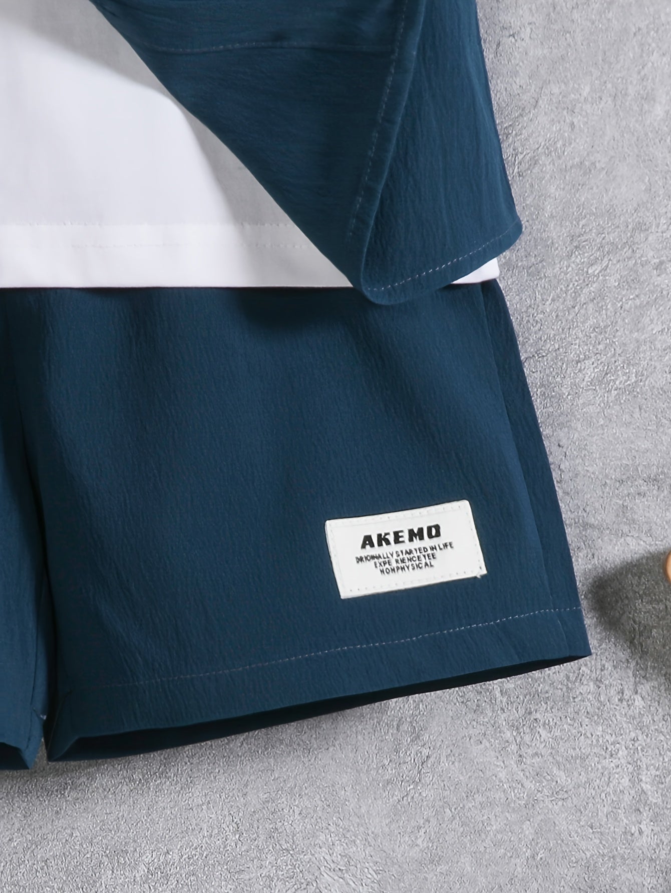 Kids' Summer Outfit Set Boys Short Sleeve Button-Down Shirt and Shorts Polyester Breathable Casual