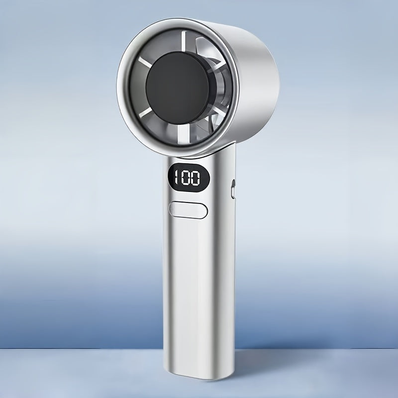 Portable Mini Fan with 120-Speed Adjustable Airflow Compact Lightweight Quiet Desk Fan