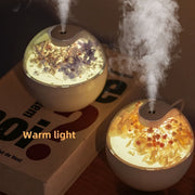 USB Powered Air Purifying Humidifier with Aromatherapy 220ml Quiet for Home Office School
