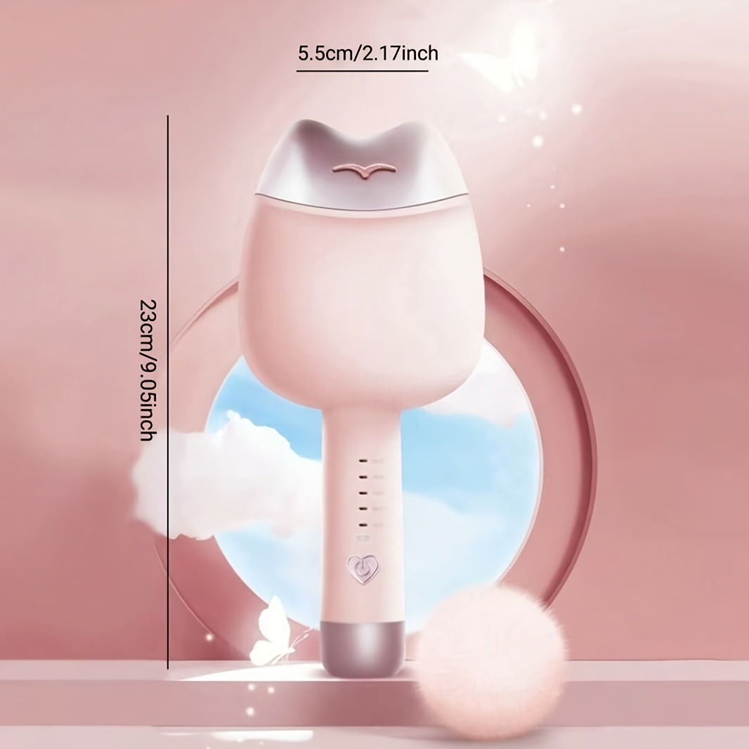 32mm ceramic hair curler with dual barrels 3 temperature settings for curls waves