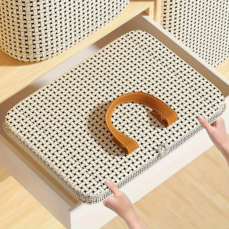 Large Waterproof Storage Bag for Clothes and Quilts Moisture-Resistant Plastic Organizer