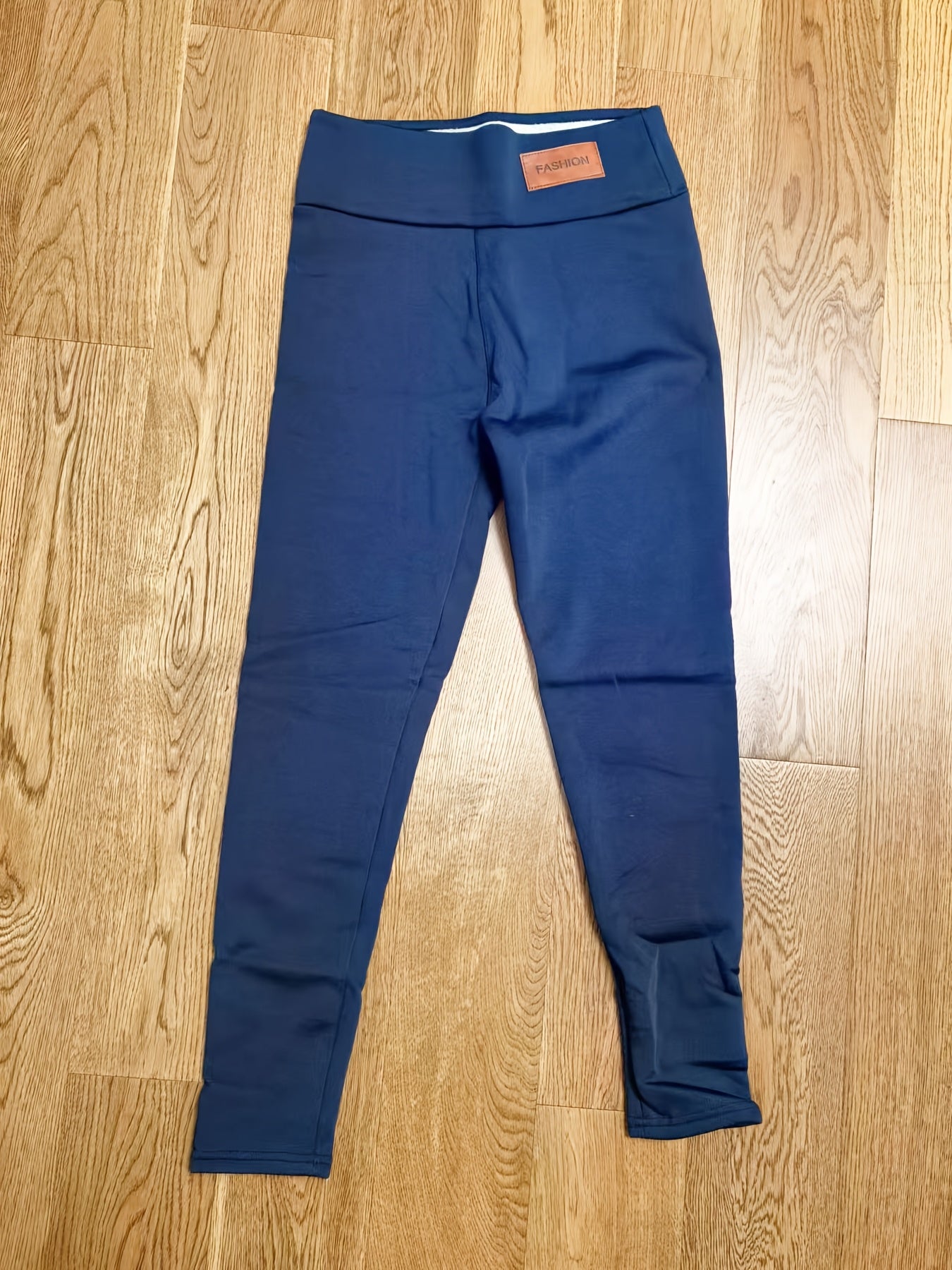 Plus Size Women's Thermal Fleece-Lined Leggings High-Waisted Winter Pants