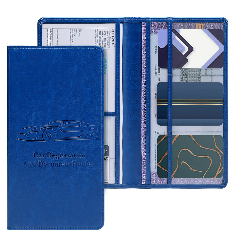 Universal avtomobil ro‘yxatga olish va sug‘urta kartasi tutgichi bilan qulay kirish tashkilotchisi