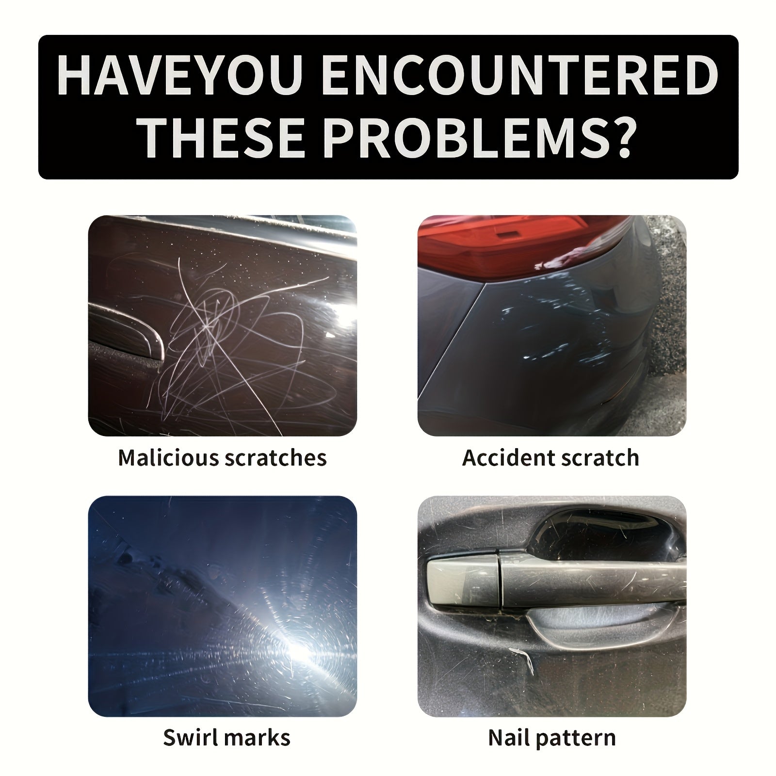 Universal Car Scratch Repair Kit Plastic Auto Scratch Remover