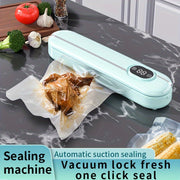 Автоматический вакуумный упаковщик для сохранения продуктов цифровой дисплей однокнопочное управление